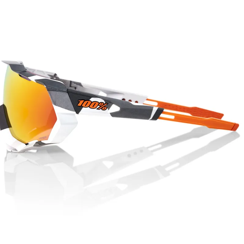 100Percent Speedtrap in Soft Tact Grey Camo with HiPER Red Lens-2