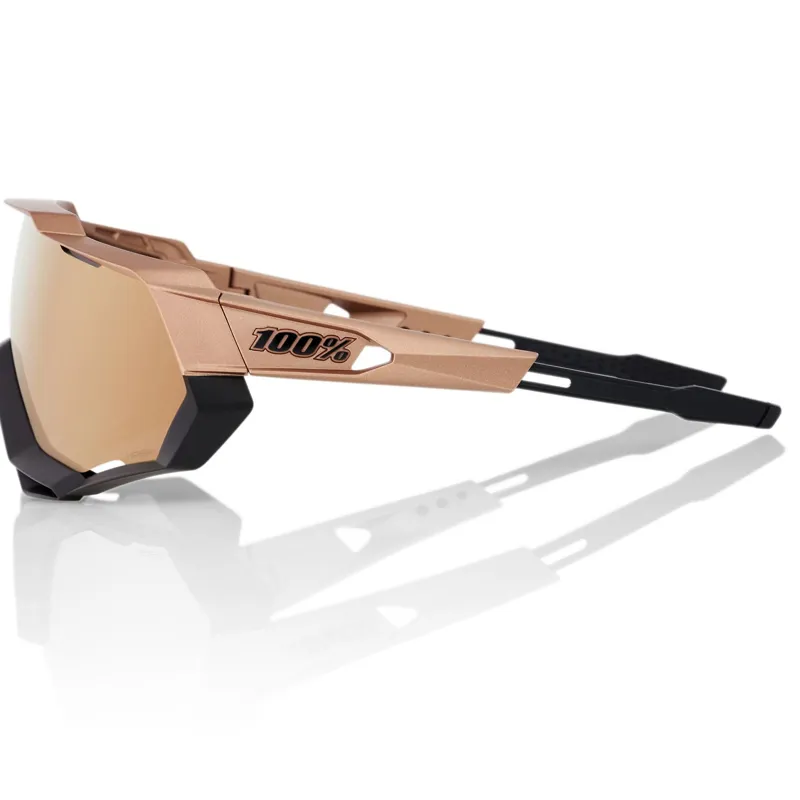 100Percent Speedtrap in Matt Copper Chromium with HiPER Mirror Copper Lens-2