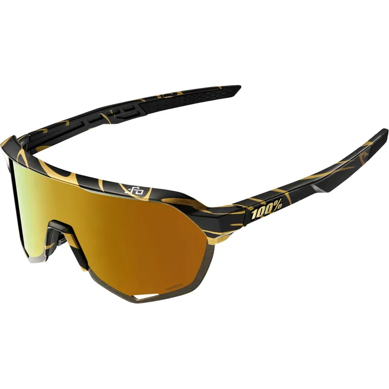 100percent S2 in Sagan Black with Gold Lens