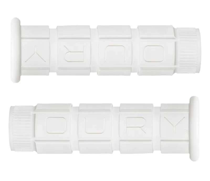 Oury Grip Classic Handlebar Grips in White-1