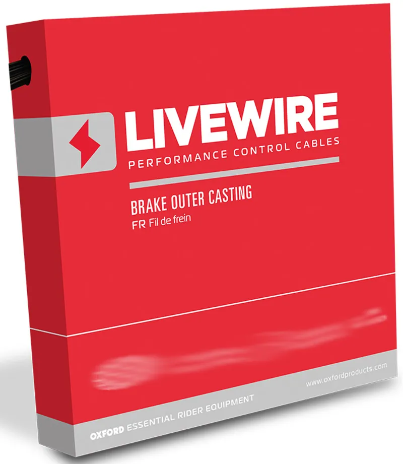 Oxford Lifeline Outer Brake Cable in Black Workshop Box of 30Meters