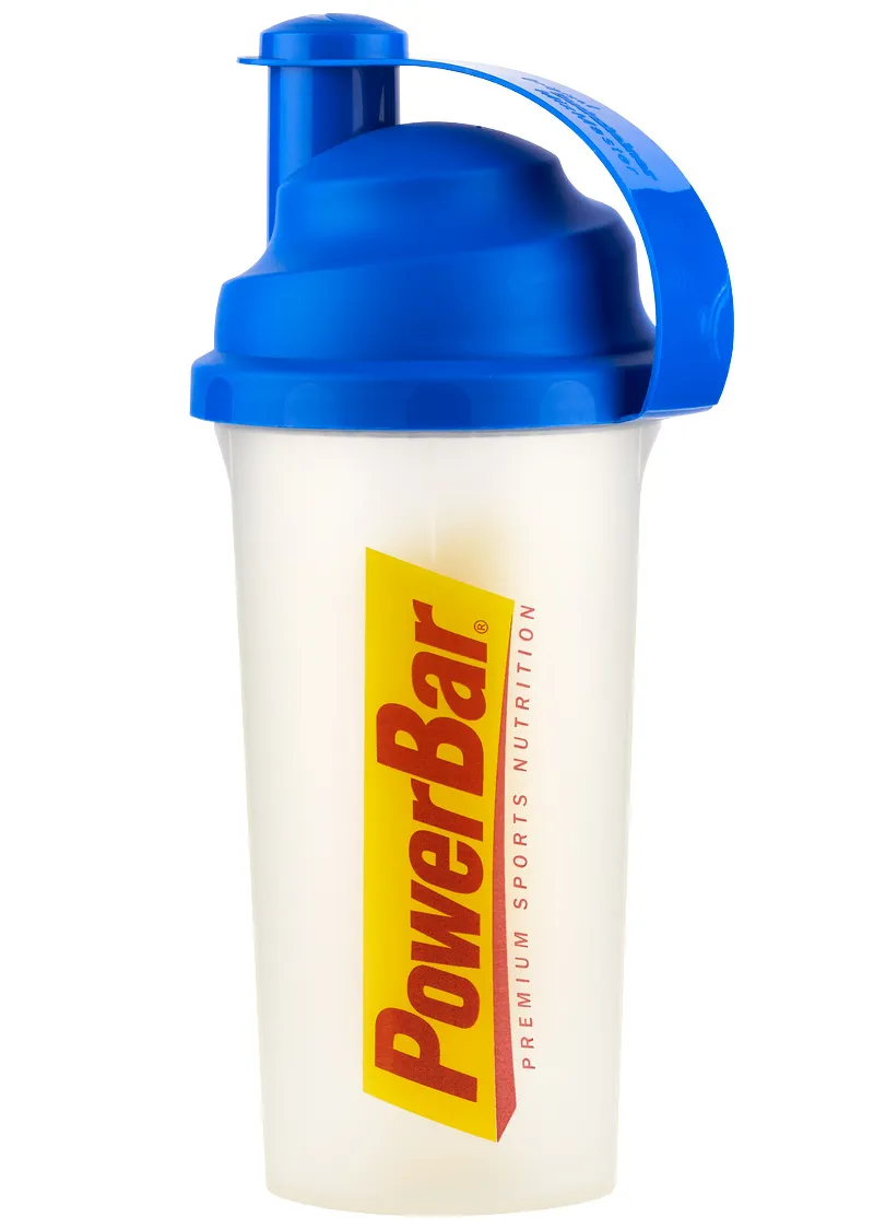 Powerbar Protein Shaker 700ml Water Bottle in Clear/Blue