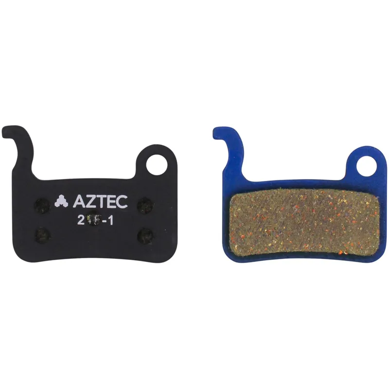 Aztec Shimano M965 XTR/M966 Organic Disc Brake Pads in Gold-1