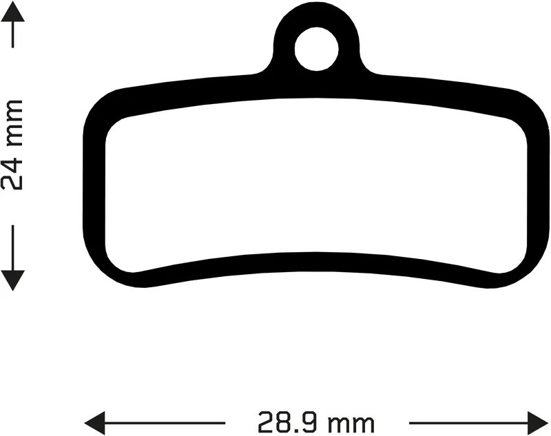 Aztec BRBX Organic Disc Pads for Shimano Saint Zee XT-M8120-1