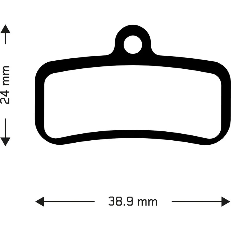 Aztec Sintered Disc Brake Pads to fit Shimano Xt/Saint-1