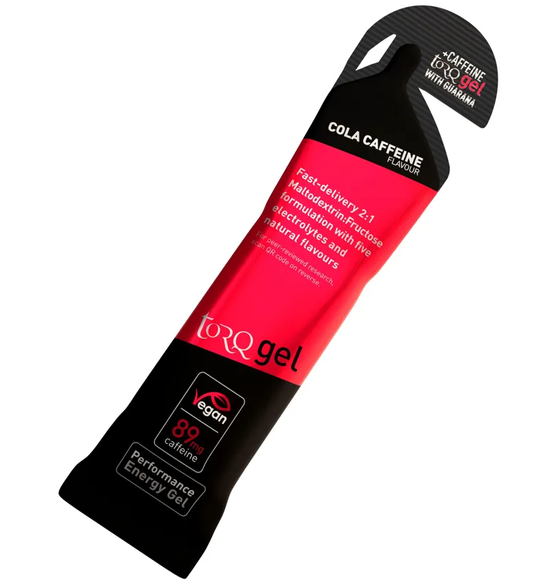 Torq Cola Flavour 41g Energy Gel With Guarana - Caffeinated