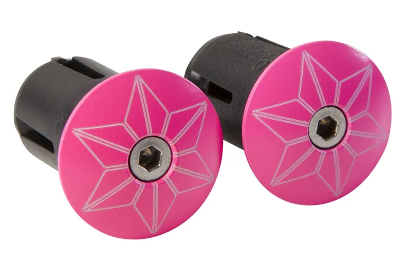 Supacaz Super Sticky Kush Galaxy Bar Tape in Neon Pink Star Print -2