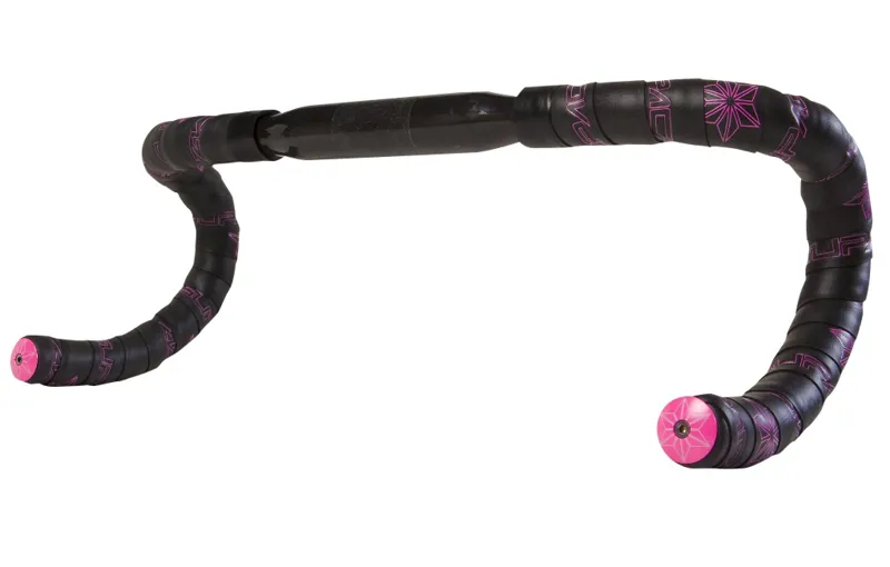 Supacaz Super Sticky Kush Galaxy Bar Tape in Neon Pink Star Print -3