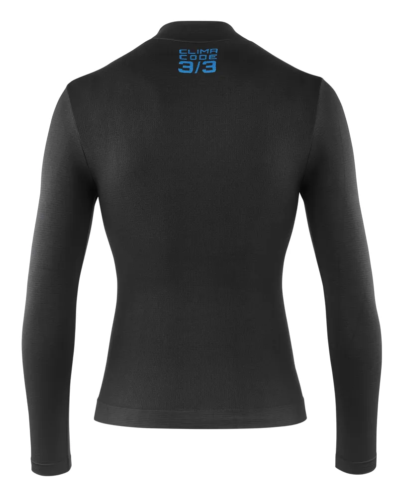 Assos P1 Winter Long Sleeve Base Skin Layer in Black-3