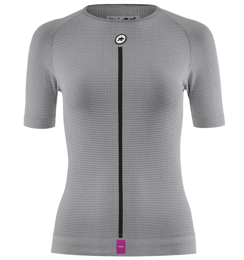 Assos Womans Summer Short Sleeve P1 Skin Layer in Grey