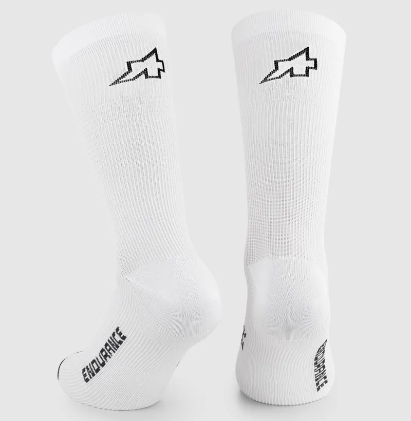 Assos 7inch Endurance S11 Socks in White Series-1