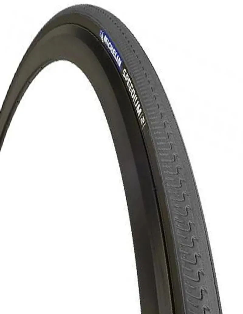 Michelin Speedium 2 Folding 23c Tyre in Black Grey OEM