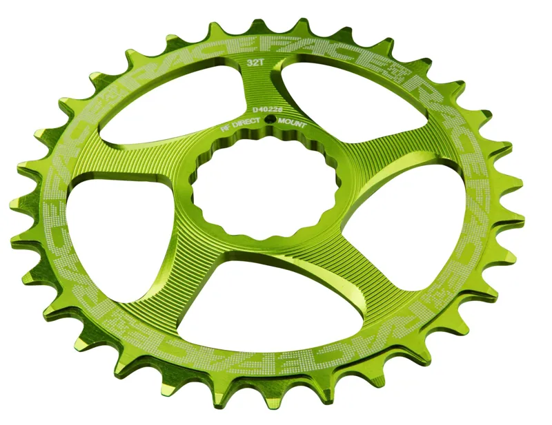 Race Face Direct Mount Narrow/Wide Cinch Single 28T Chainring Green