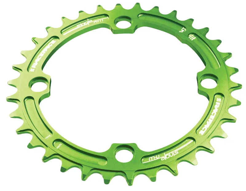 Race Face Narrow/Wide Single 30T Chainring Green 104 BCD-1