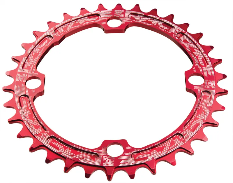 Race Face Narrow/Wide Single 30T Chainring Red 104 BCD-1