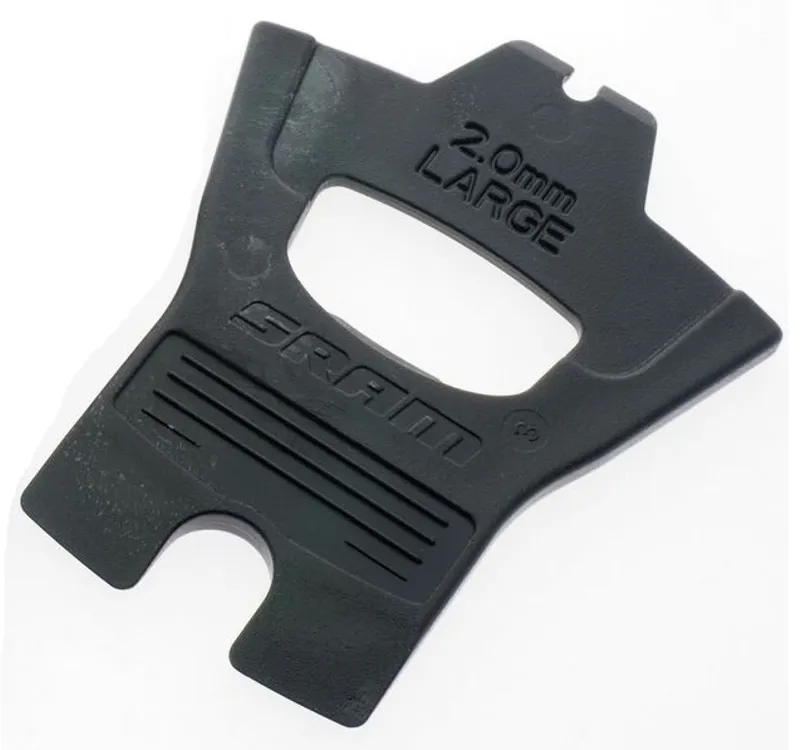 Sram Code 4 Piston Caliper Large 2.0mm Disc Brake Pad Spacer in Black