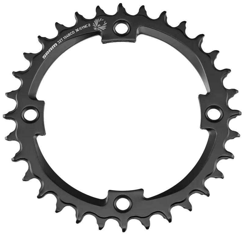 Sram Eagle 32T 12-Speed 104bcd 1x Steel Chain Ring With Bolts in Black