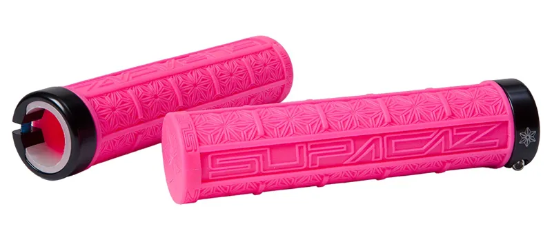 Supacaz Lock On Grizips Neon Pink