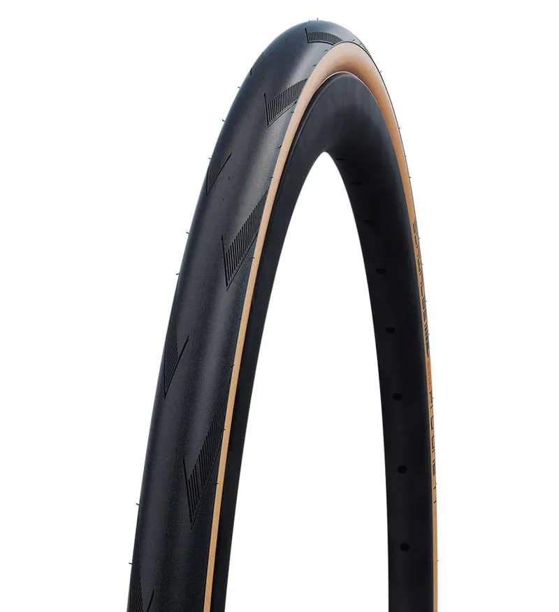 Scwalbe Pro One TT Evo Folding Tubeless Tyre with Classic Tan Sidewall