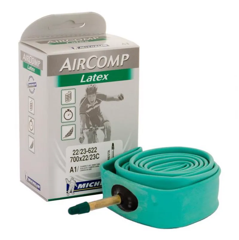 Michelin A1 Latex Aircomp 23c Road Inner Tube with 40mm Valve