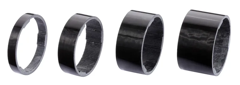 BBB UltraSpace 1.1/8in Headset Spacers in Black-1