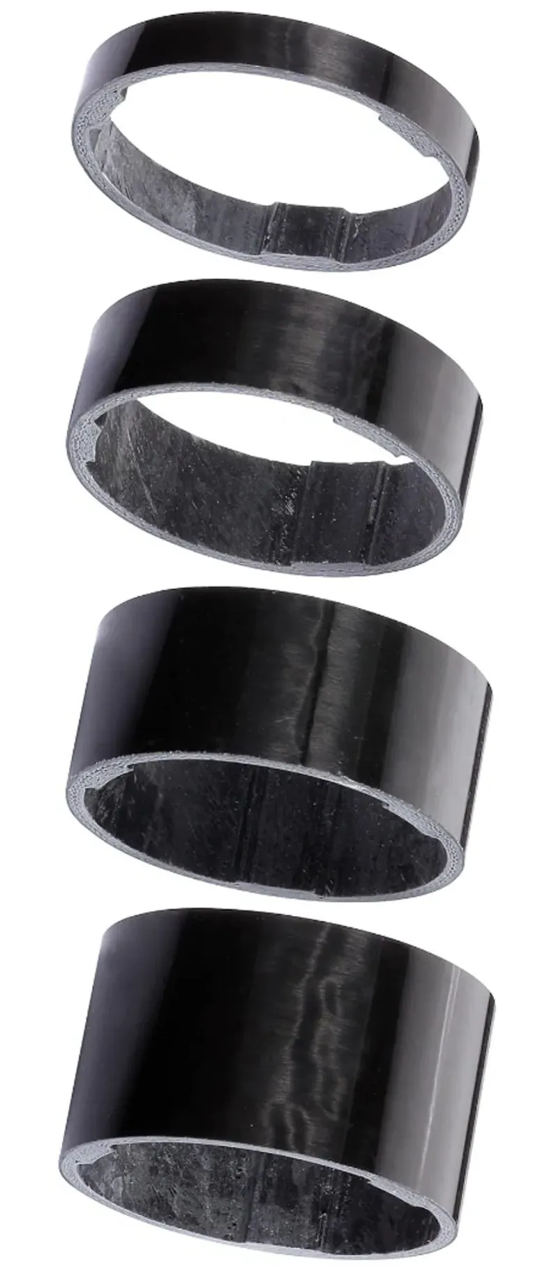 BBB UltraSpace 1.1/8in Headset Spacers in Black