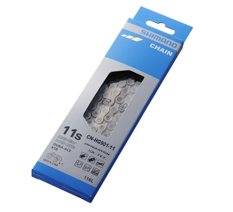 Shimano CN-HG901 Dura Ace Quick Link 11-Speed 116L SIL-TEC Chain-3