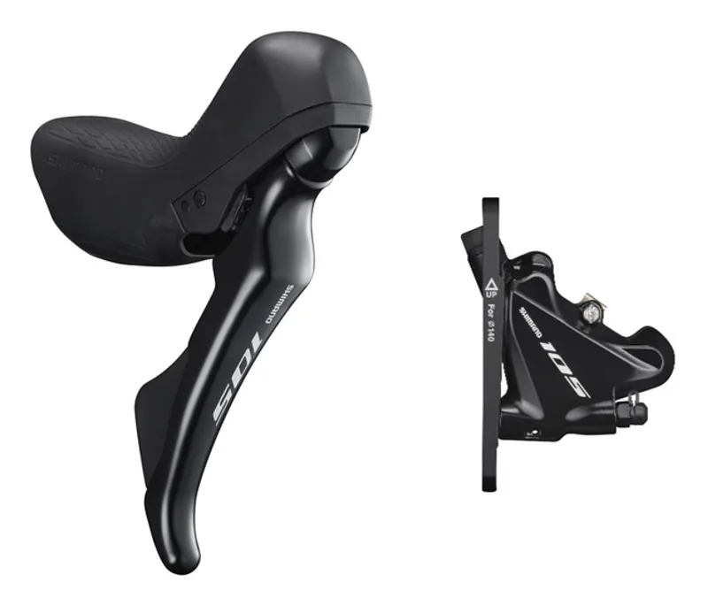 Shimano ST-R7020 105 Hydraulic Disc STI with Flat Mount Calliper Right 11 Speed in Black