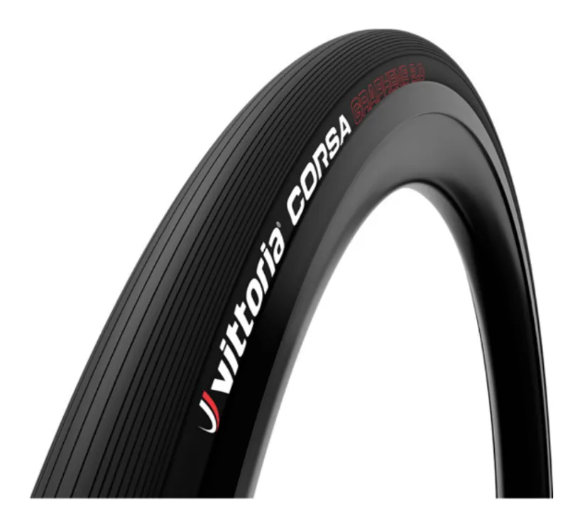 Vittoria Corsa Folding Clincher Tyre in Black