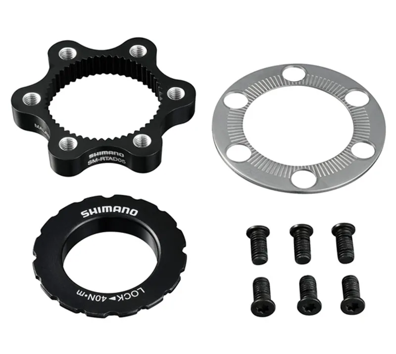 Shimano RTAD05 6-bolt rotor to Centre-Lock hub disc adapter