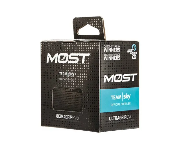 Most ULTRAGRIP evo 3mm Black Handlebar Tape-2