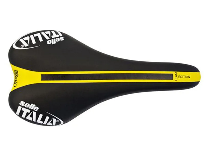 Selle Italia SLR Team Edition Carbon Saddle in Black with Yellow-1