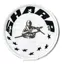 Sharp UK BMX Sew On Patch in White NOS 1980s