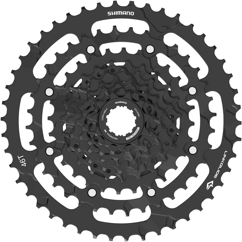 Shimano Cues LinkGlide CS-LG300 9 Speed Cassette in Black