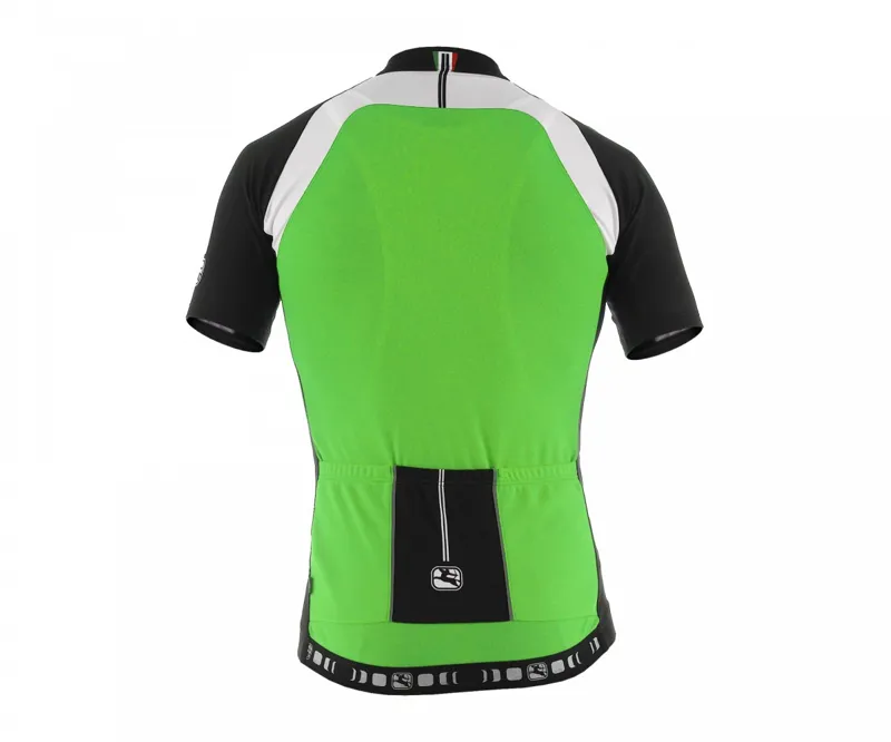 Giordana Silverline Classic Short Sleeve Jersey in Flo Green-1