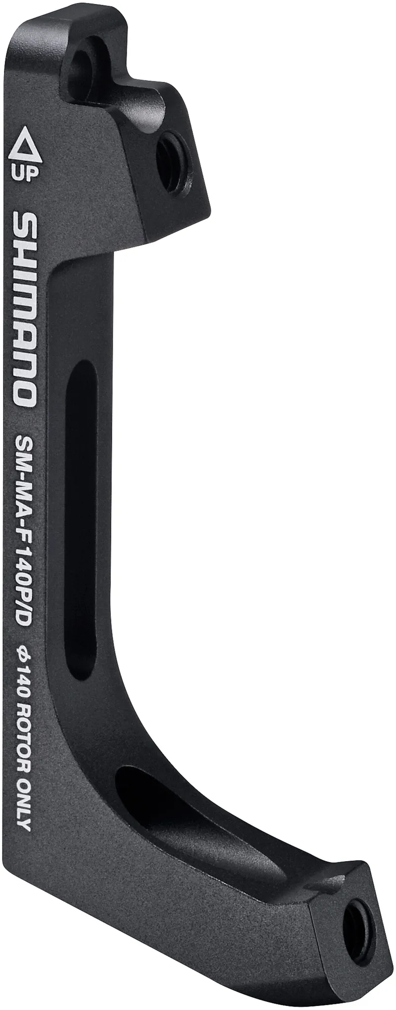 Shimano Post Caliper to Flat Mount Fork 140mm Disc Brake Adaptor in Black