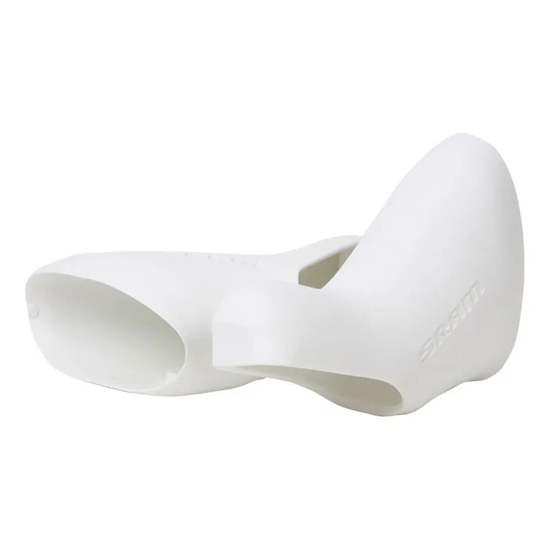 Sram Pitstop Supercork Bar Tape with 1st Generation Red DoubleTap Lever Hoods in White-1