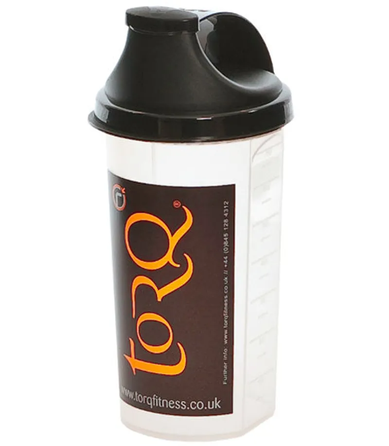 Torq Protein Shaker 700ml Water Bottle in Clear/Black