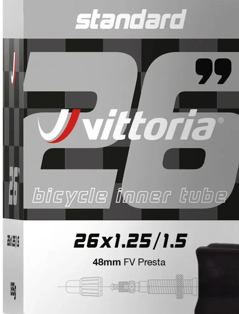 Vittoria Narrow 26 x1.25-1.5 with 48mm Presta Valve