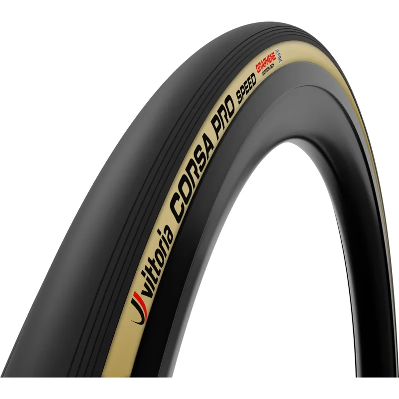 Vittoria Corsa Pro Speed 2.0 Wide Rim TLR Tubeless Tyre in Tan Wall
