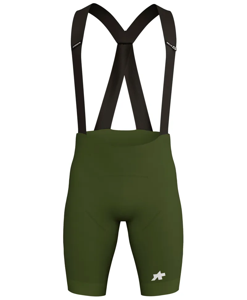 Assos GT S11 Bib Shorts in Moss Green