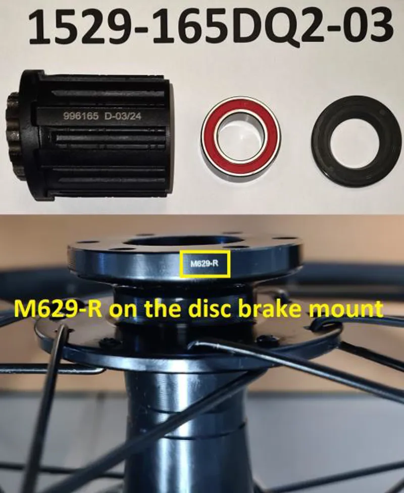 Giant M629R Freehub Body with Sealed Bearings-2