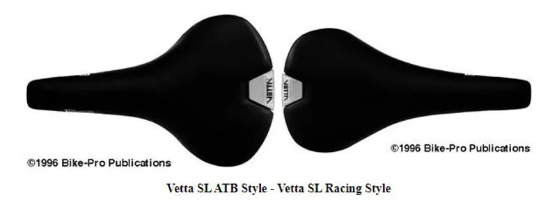 Vetta SL Titanium ATB Saddle in Black Grade B NOS