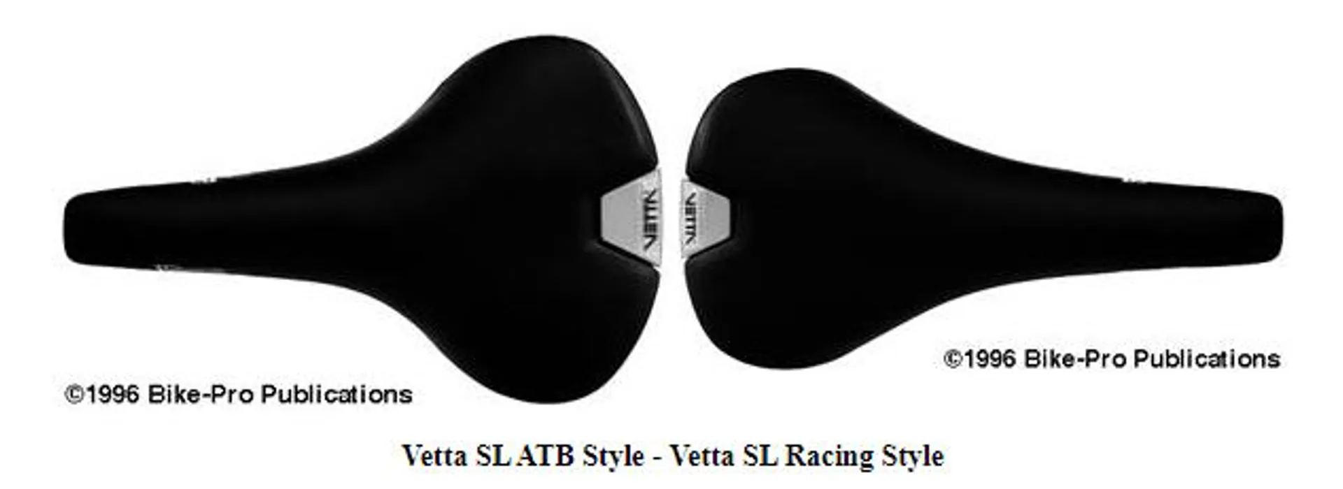 Vetta SL Titanium ATB Saddle in Black Grade B NOS