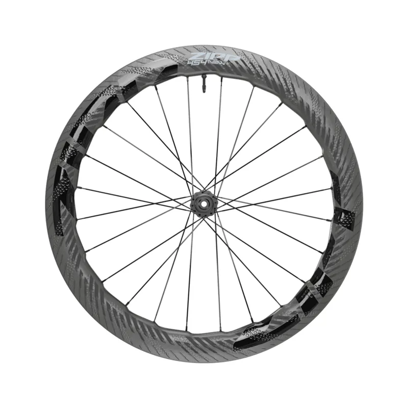 Zipp 454 Nsw Carbon Tubeless Front Wheel For Disc Brake with Standard Graphic
