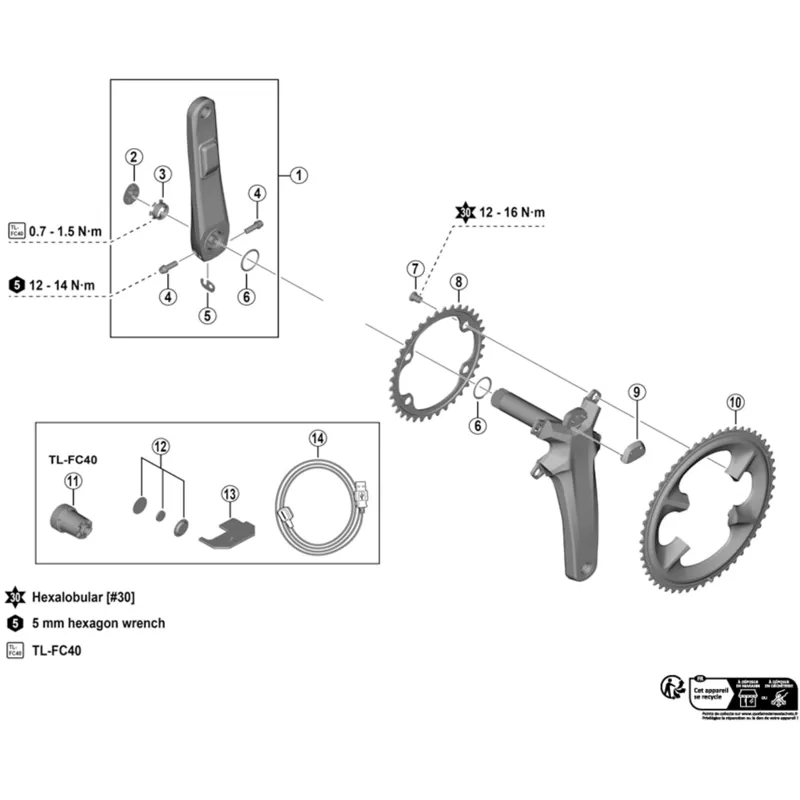 Shimano Dura Ace Power Crank FCR9200-P Outer Cap-3