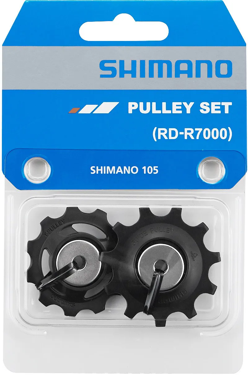Shimano 105 RDR7000 Jockey Wheels Tension and Guide Pulley Set in Black-1