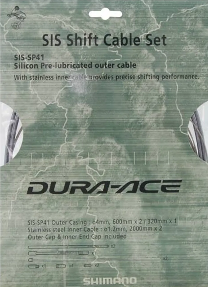 Shimano Dura Ace 7700 SIS-Sp Gear Shift Cable Set in Grey