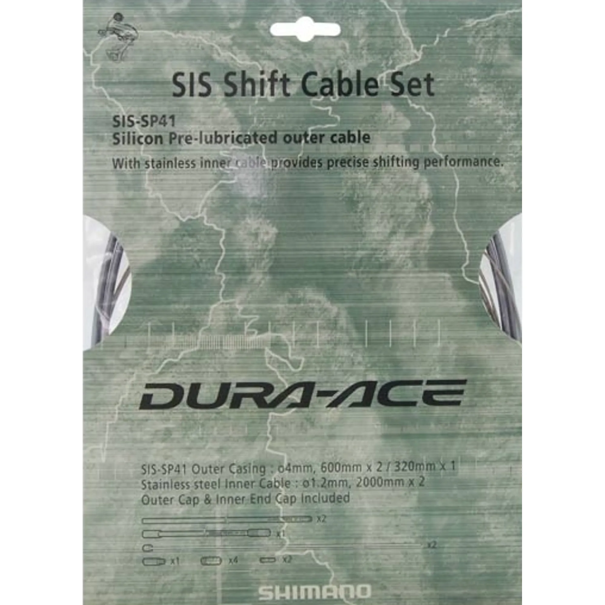 Shimano Dura Ace 7700 SIS-Sp Gear Shift Cable Set in Grey