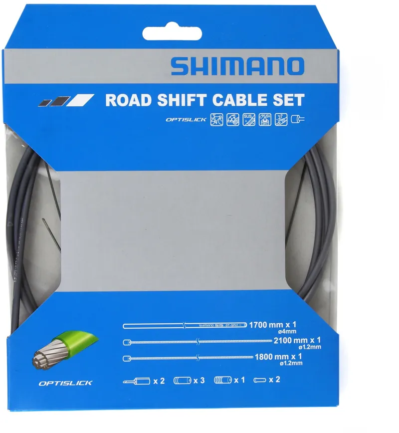 Shimano Optislick 105 Road Gear Set in Grey